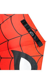 Spider-Man umbrella Marvel label detail close-up