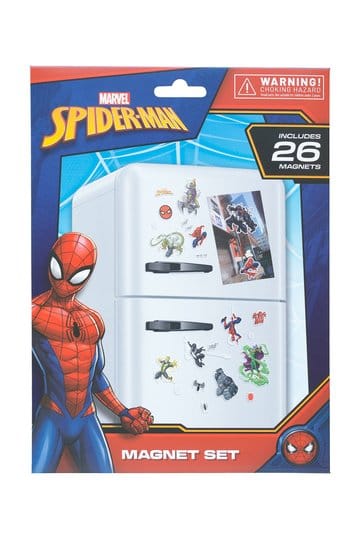 Marvel Spider-Man 26-piece magnet set packaging front view