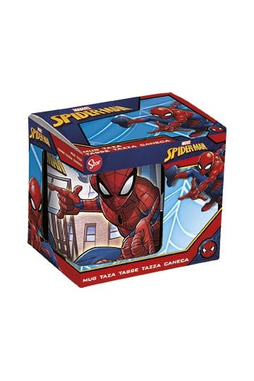 Marvel Spider-Man Streets mug 325ml in gift box front view