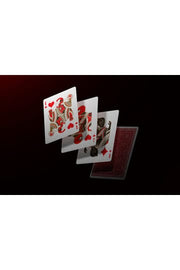 Avengers Infinity Saga Red playing cards Captain America King of Spades close-up