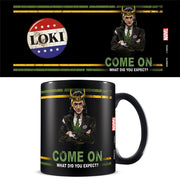Loki Come On What Did You Expect Marvel mug wrap design