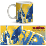 Marvel Studios Deadpool and Wolverine mug wrap design flat view