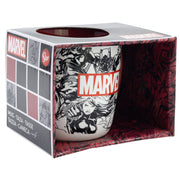 Marvel Comics Avengers collage mug 380ml gift box back view