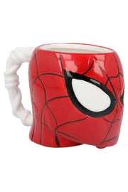 Marvel Spider-Man 3D shaped mug in gift box back view