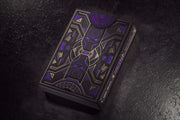 Black Panther Theory Eleven playing cards box front with purple smoke background