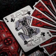 Deadpool Theory Eleven playing cards King of Clubs face card with Pool-O-Vision backs