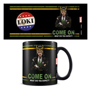 Loki Come On What Did You Expect Marvel mug full view