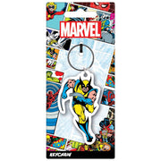 Marvel Wolverine rubber keychain full packaging view